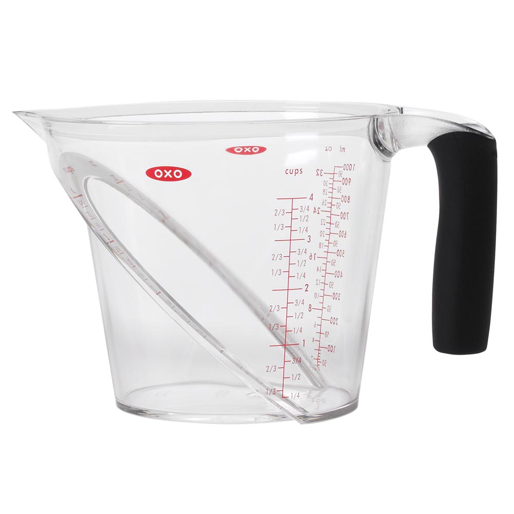 Abgewinkelter Messbecher 1L