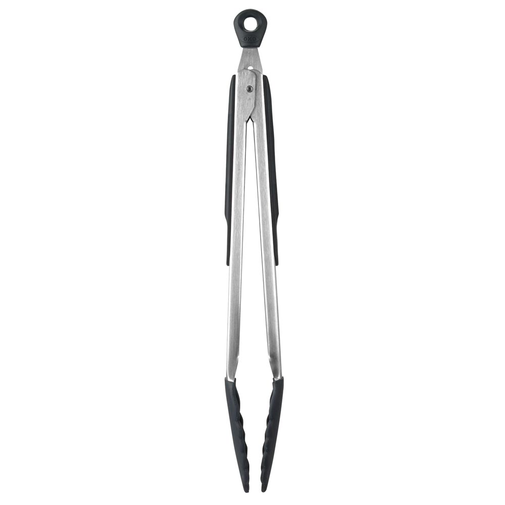 12″ Tongs With Silicone Heads