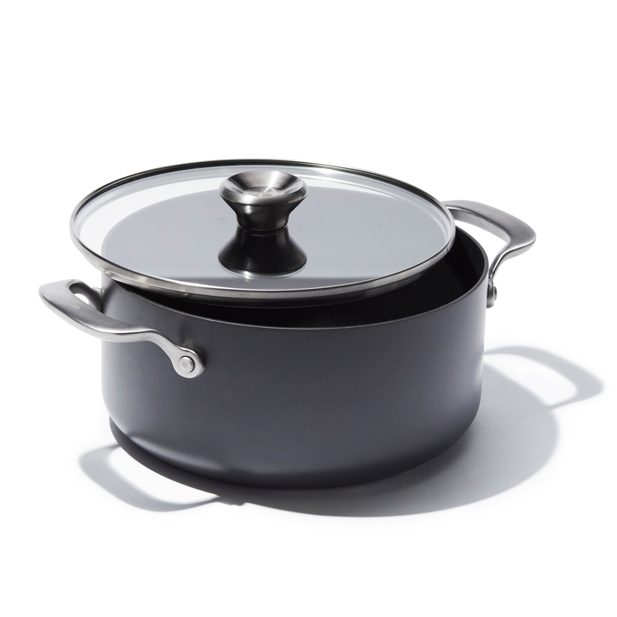 OXO Ceramic Professional 24 cm / 4,9 L Topf mit Deckel – Für größere Mengen OXO Ceramic Professional 24 cm / 4,9 L Topf mit Glasdeckel