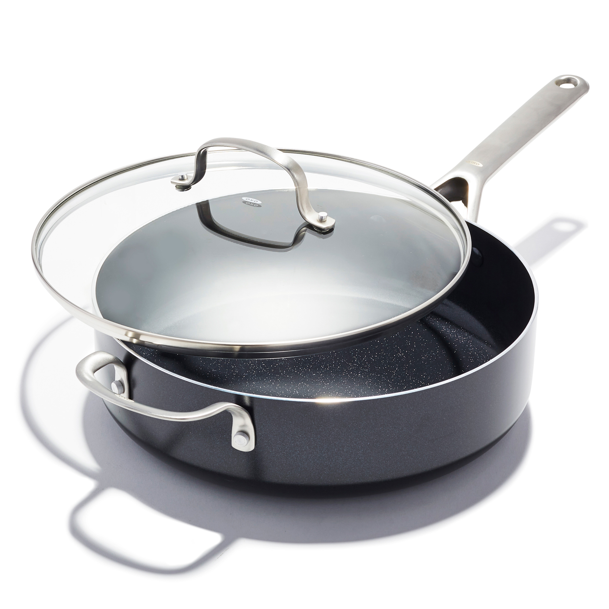OXO Antihaft Agility 28 cm / 4,8 L Sauteuse mit Deckel OXO Antihaft Agility 28 cm / 4,8 L Sauteuse mit Glasdeckel und Edelstahlgriffen