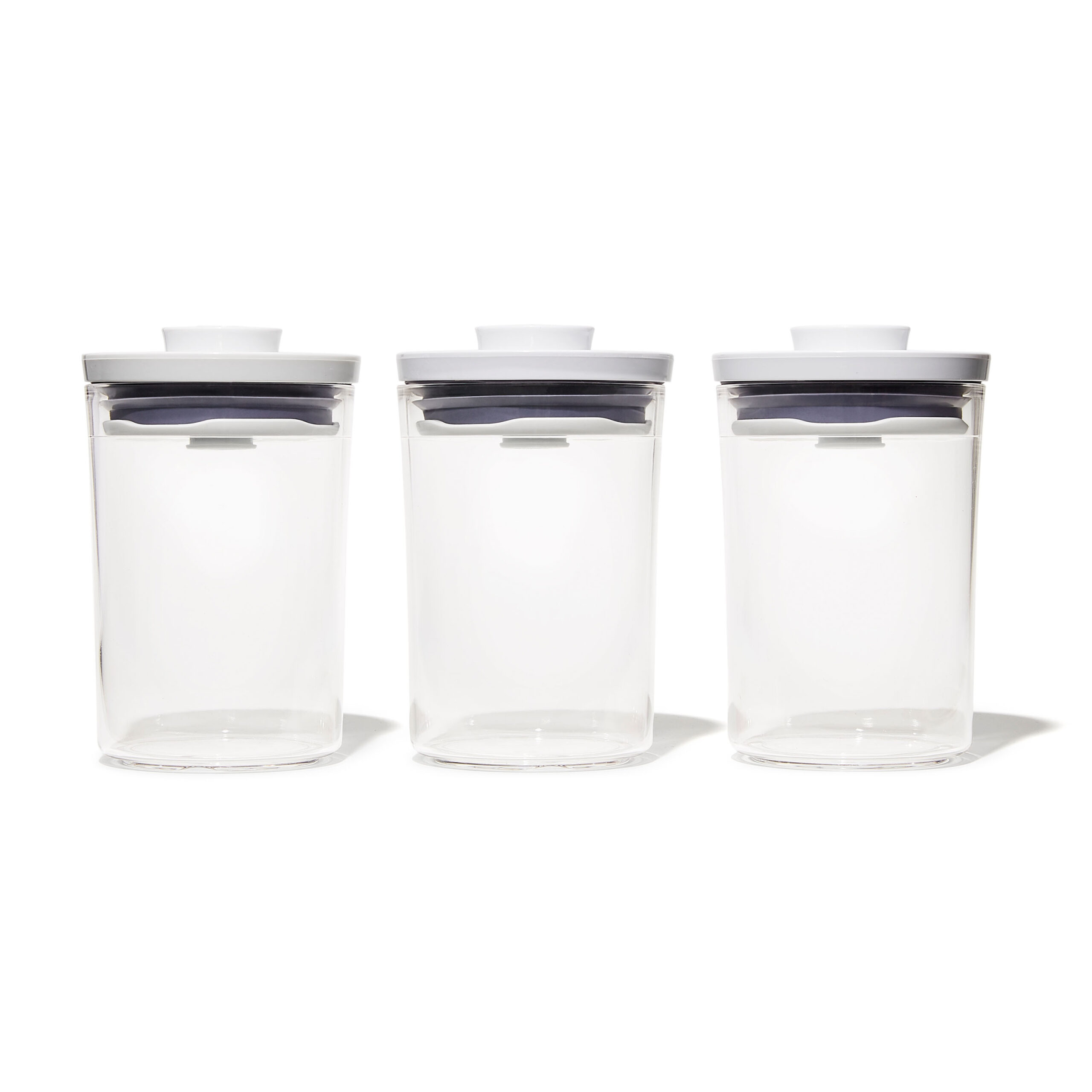Set aus runden Mini-POP-Behältern – 3-teiliges