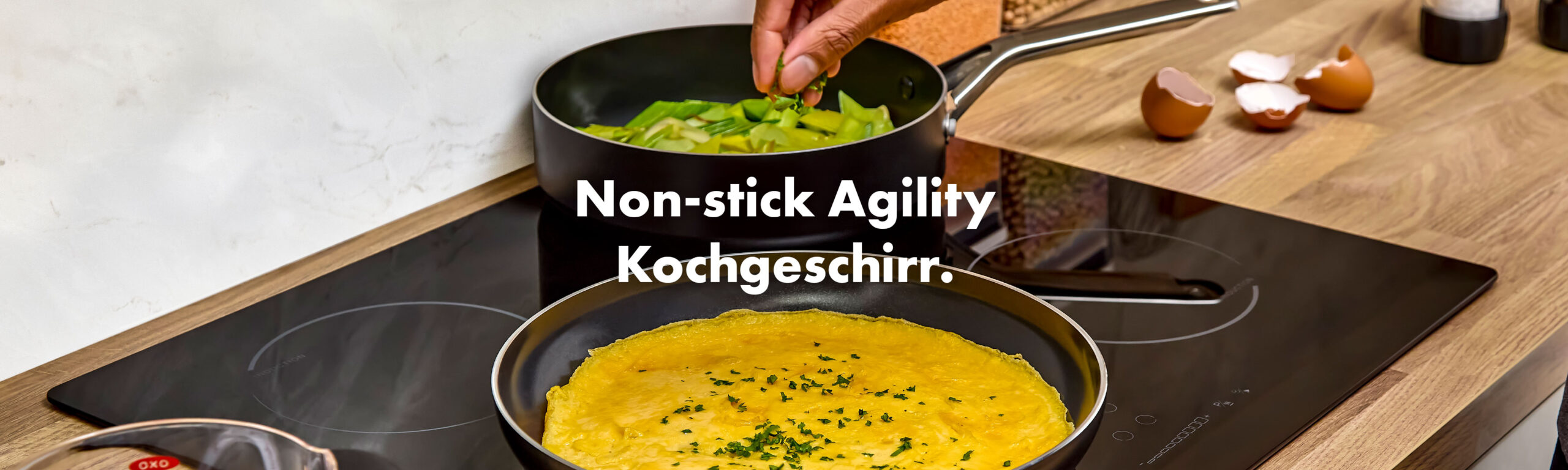 Non-stick Agility Kochgeschirr - Gemacht für den Alltag.